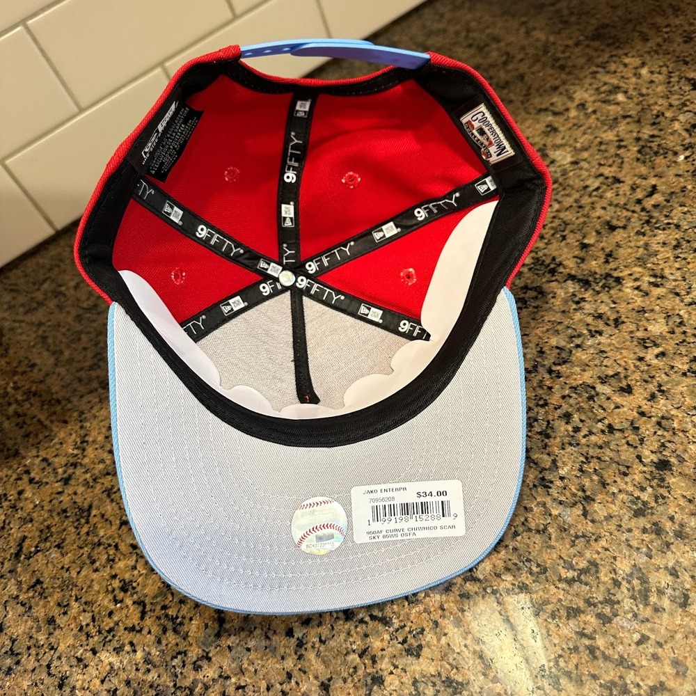 Chicago White Sox Hat New Era 9FIFTY Snapback Men's Red Blue World Series '05 - Picture 6 of 10